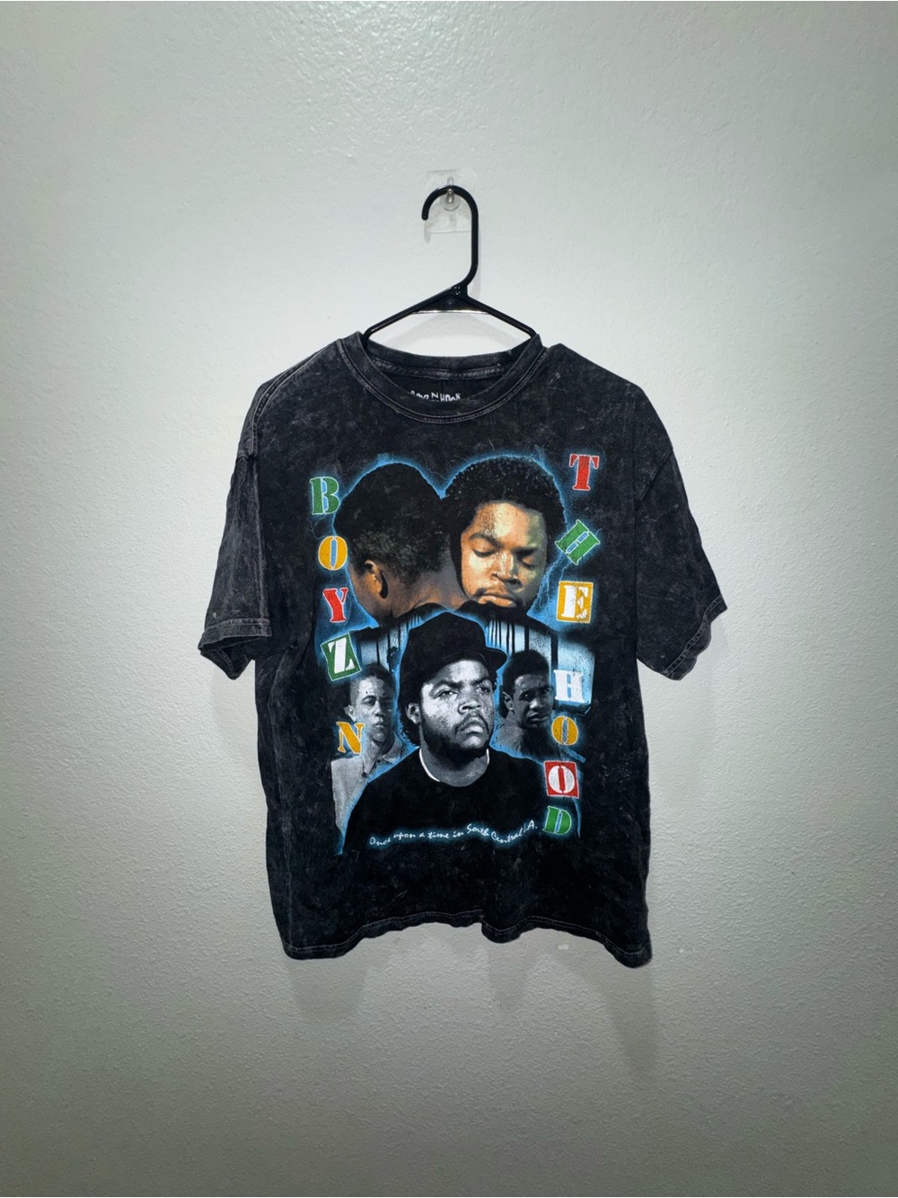 Boyz n the Hood Graphic Tee - Black Vintage Look